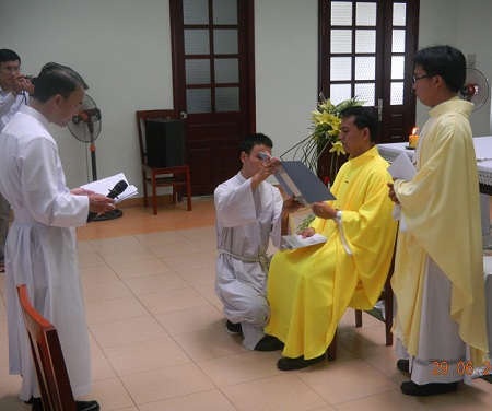 Professione perpetua del primo clarettiano della missione del Vietnam