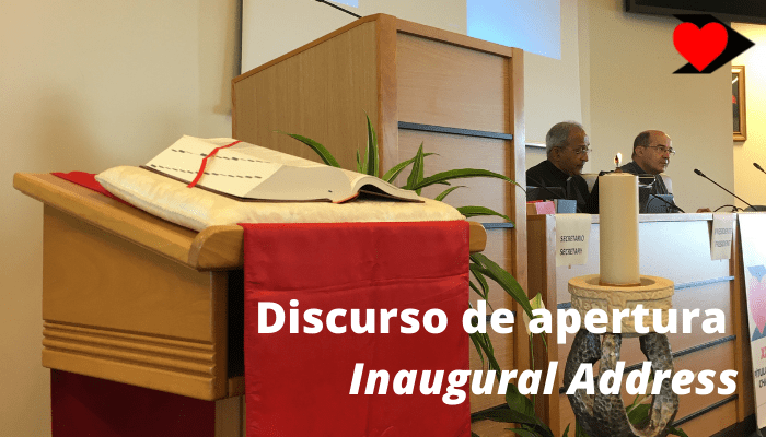 XXVI Capítulo Geral.  Discurso de abertura do Pe. Geral