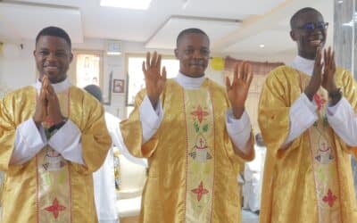 Trois frères clarétains ordonnés au diaconat à Ibadan