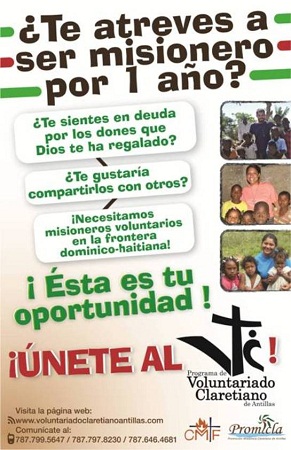 Voluntariado Claretiano en la frontera dominico-haitiana