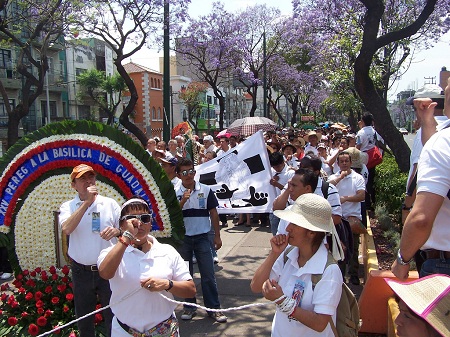 La comunidad de sordos peregrina al Santuario de Guadalupe