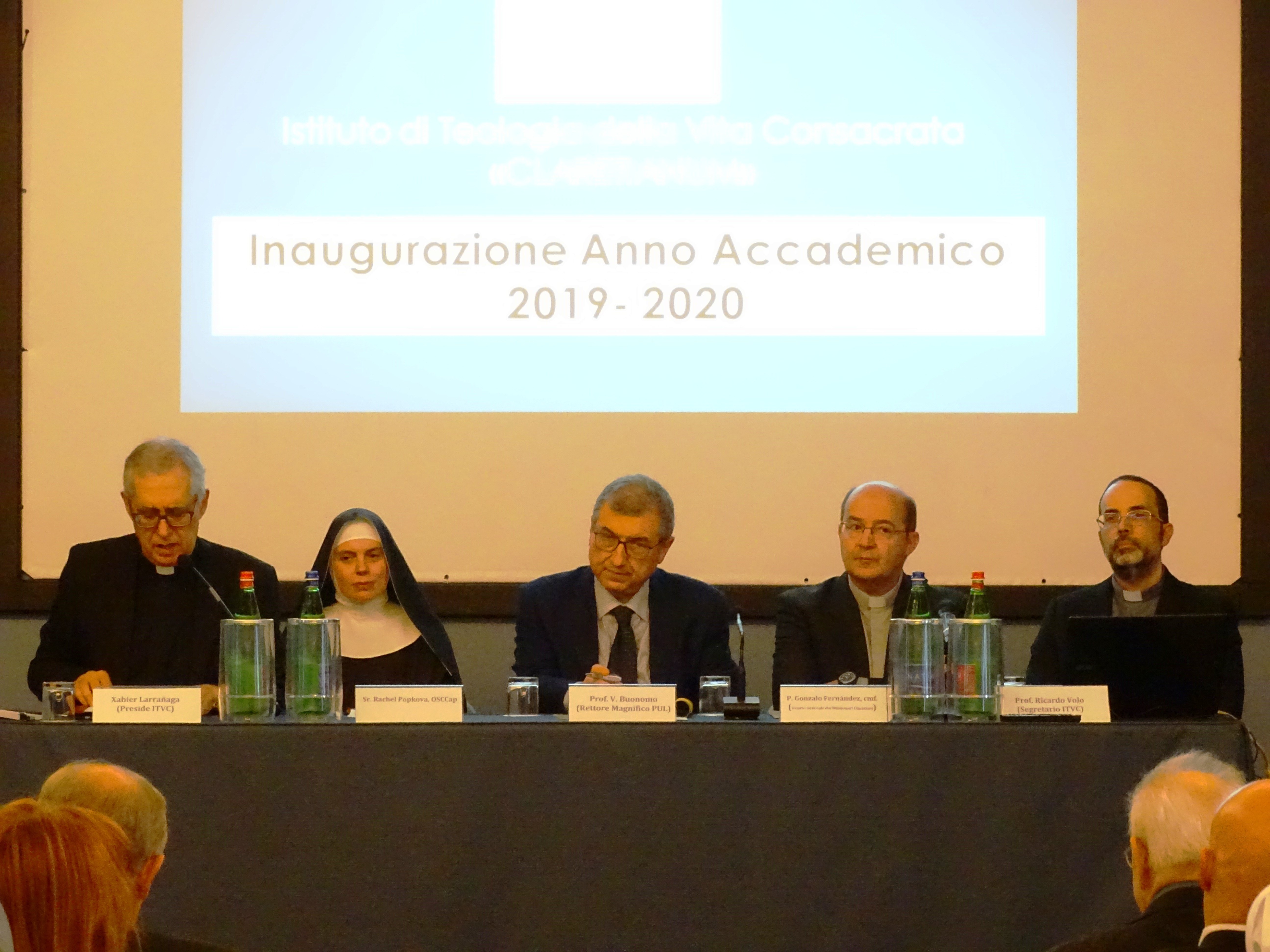Inauguration of the Academic Year 2019-2020 of the Institute of Theology of Consecrated Life (Claretianum)