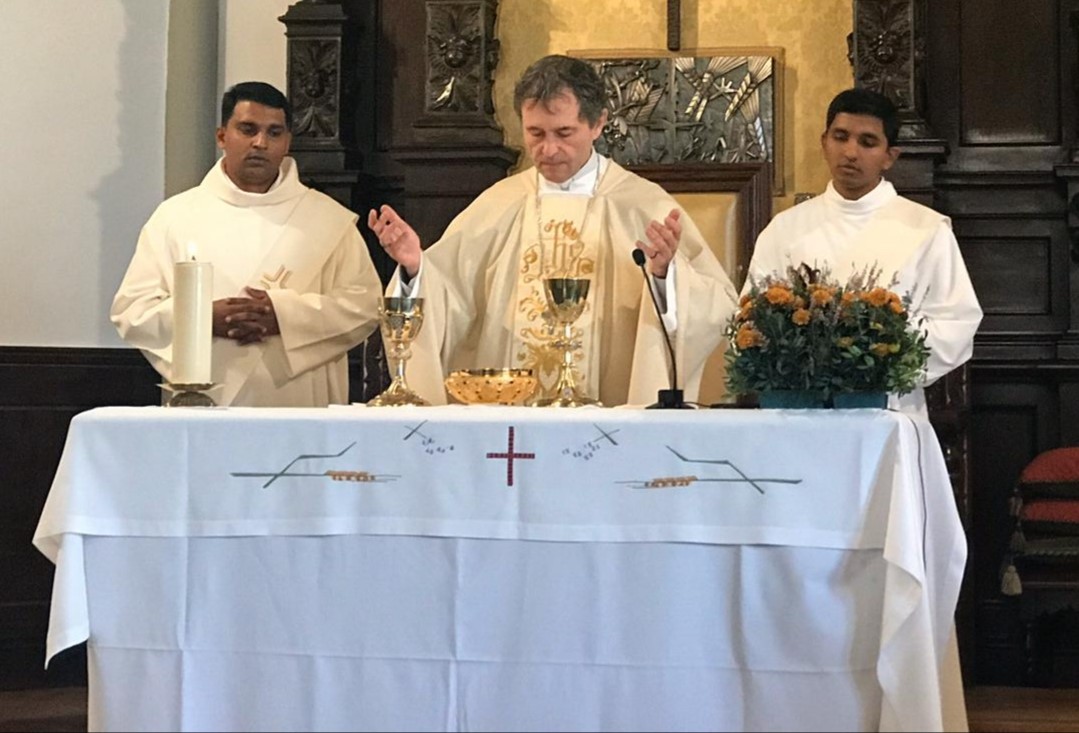Diaconate Ordination of Jobish Kuriakose Kulathumpattu, CMF and Sarin Nadupparampil John, CMF