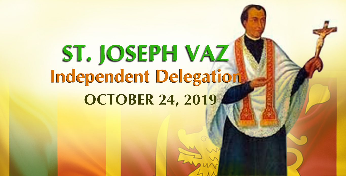 Delegación Independiente de St. Joseph Vaz: un nuevo Organismo Mayor que se erigirá el 24 de octubre de 2019