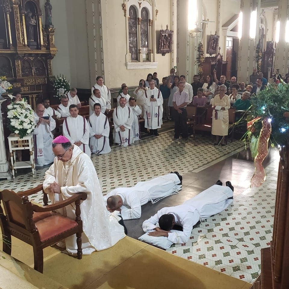 Ordenação Diaconal dos Estudantes Francisco Peña e Over Mercado, CMFF
