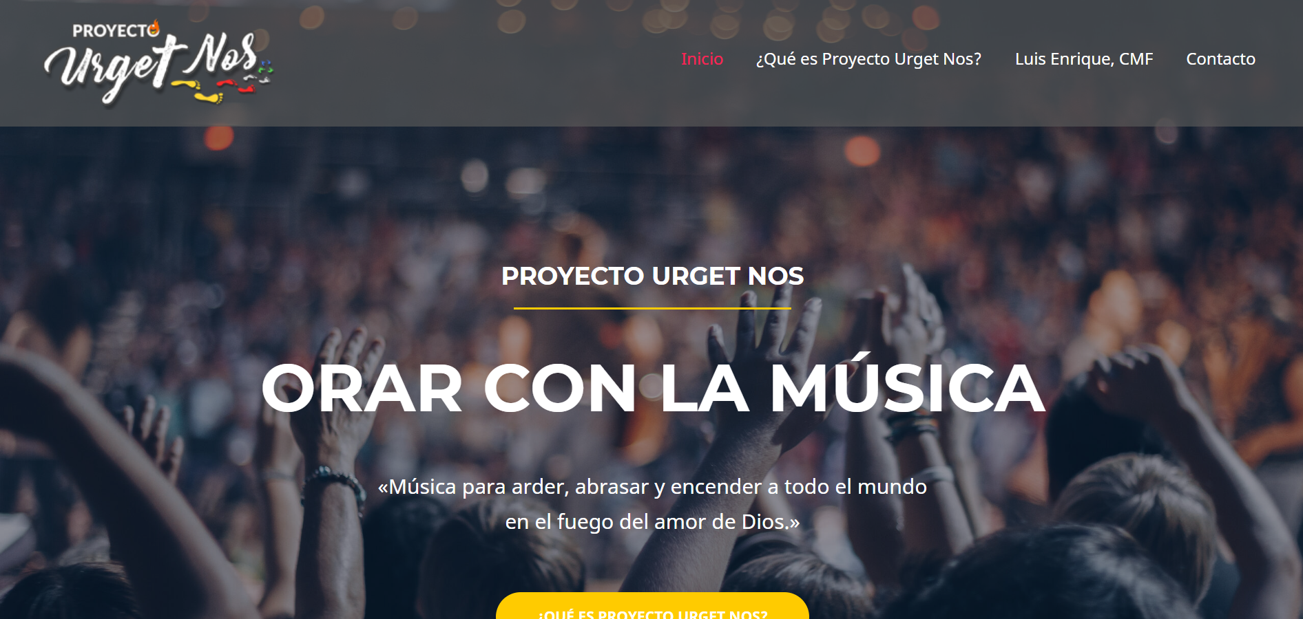 Proyecto Urget Nos, iniciativa misionera para orar con la música
