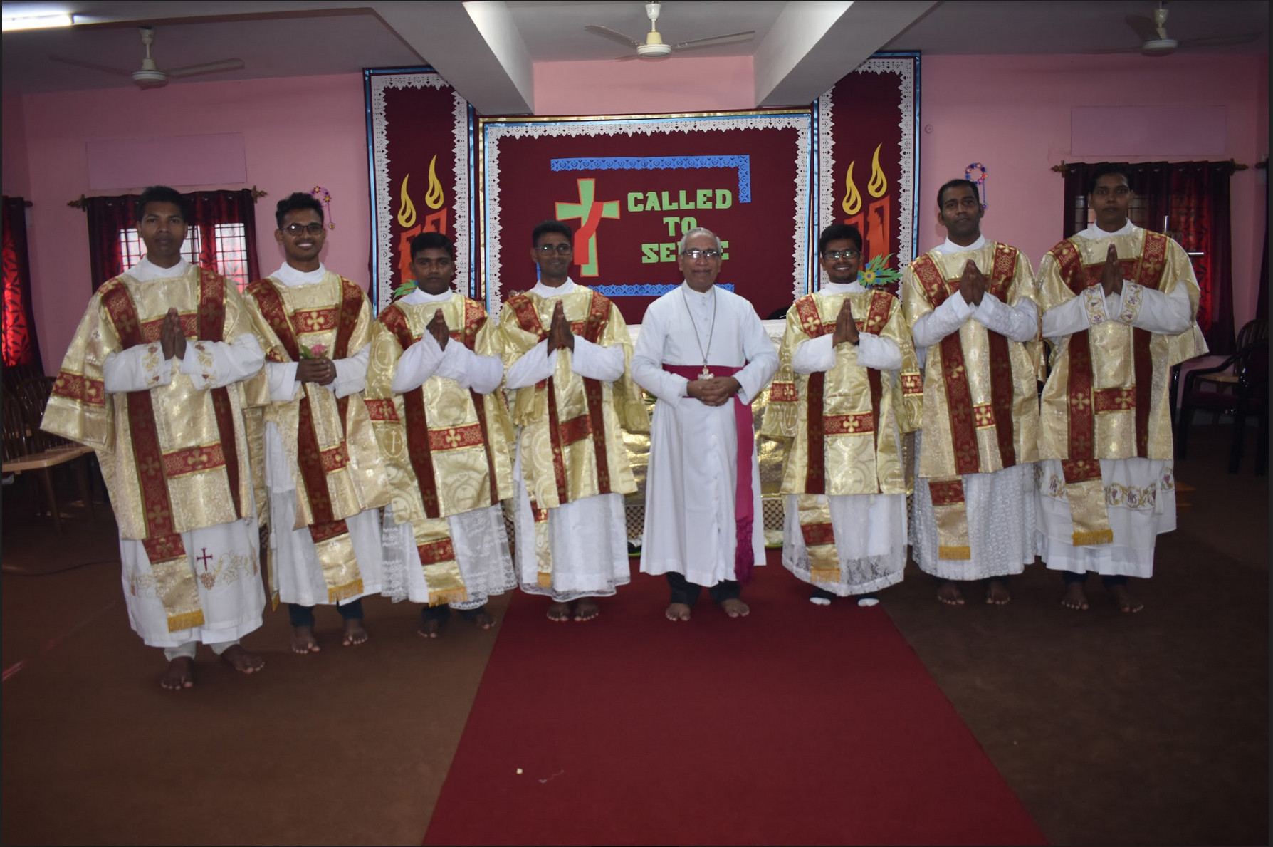 Ordination diaconale à la Délégation de Kolkata