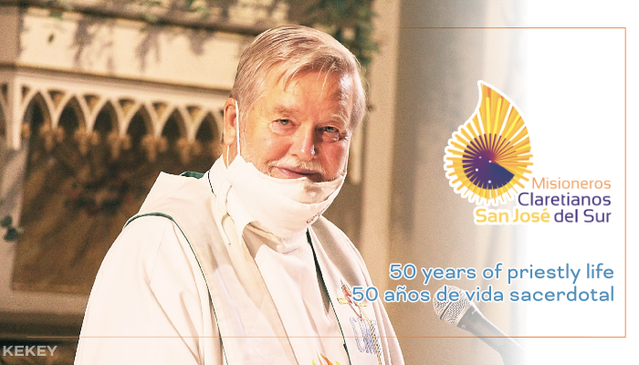 P. CAMILO EBERHARDT, CMF CÉLÈBRE 50 ANS DE VIE SACERDOTALE
