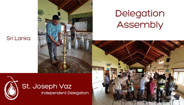 Inauguración de la primera asamblea de la Delegación Independiente St. Joseph Vaz