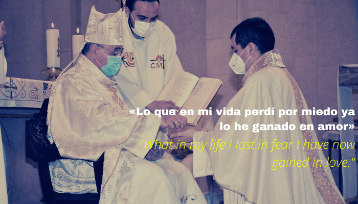 Ordination sacerdotale de Charles R. Rolón, CMF: “Ce que j’ai perdu dans ma vie par la peur, je l’ai maintenant gagné dans l’amour”