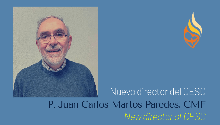 Fr. Juan Carlos Martos Paredes CMF, new Director of the Center of Claretian Spirituality (CESC)