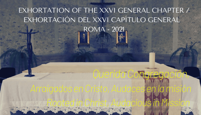“Querida Congregación”, ¡arráigate en Cristo y sé audaz en la misión!
