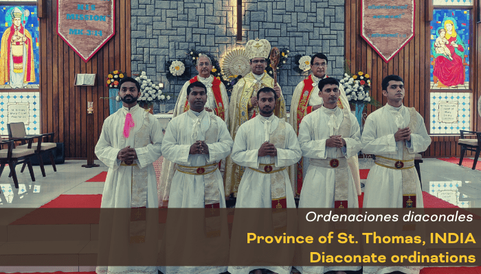 Diakonenweihe in der St. Thomas-Provinz (Indien)