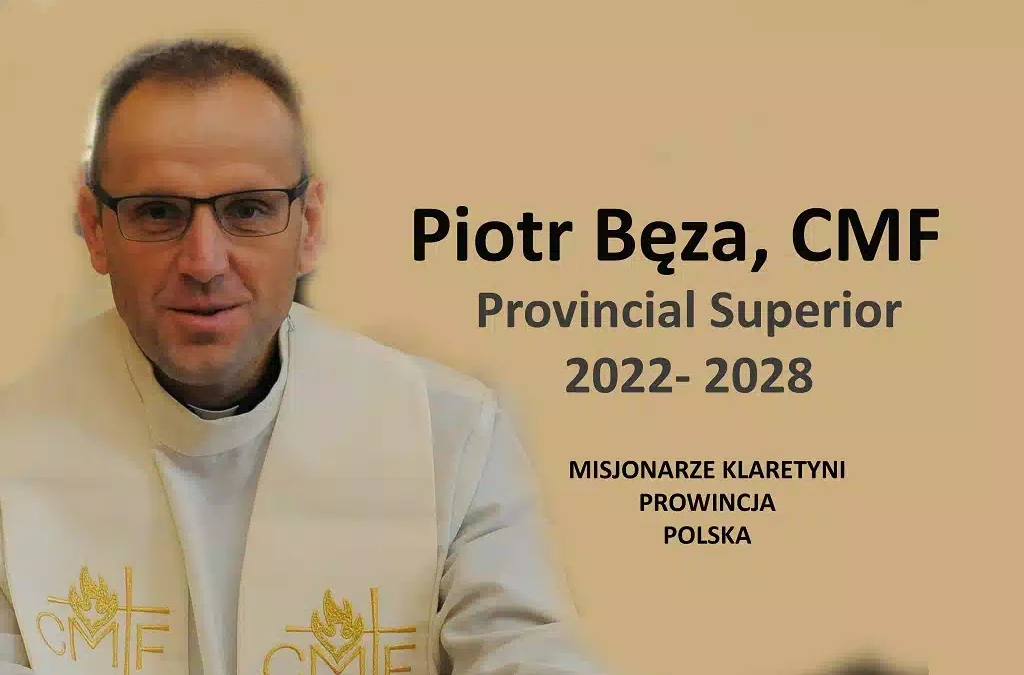 Fr. Piotr Bęza, CMF, réélu Supérieur Provincial de la Province de Polska