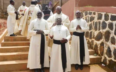 Three Claretians make their final profession in Cameroon