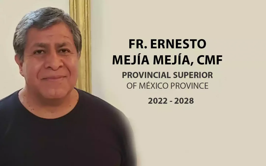 Fr. Ernesto Mejía Mejía, CMF, New Provincial Superior of México