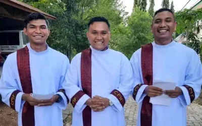 Three New Deacons for Indonesia-Timor Leste