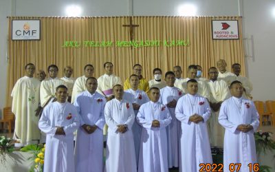 Plus de jeunes clarétains d’Indonésie-Timor Leste s’engagent à prononcer les vœux évangéliques