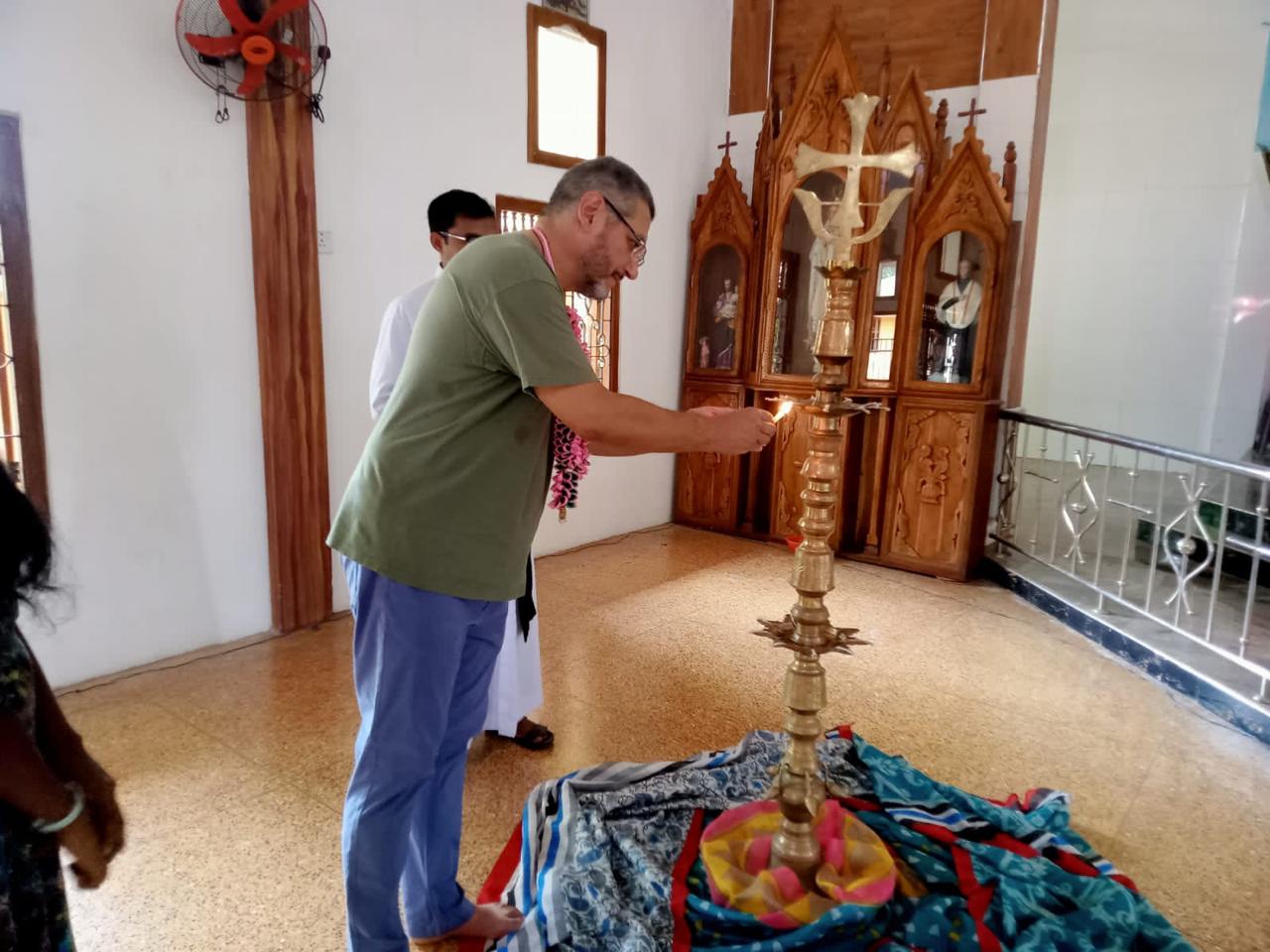 Visita pastoral del Hno. Carlos Verga, CMF, a St. Joseph Vaz 14 Sv 20220711 Visit Of Bro Carlos 24