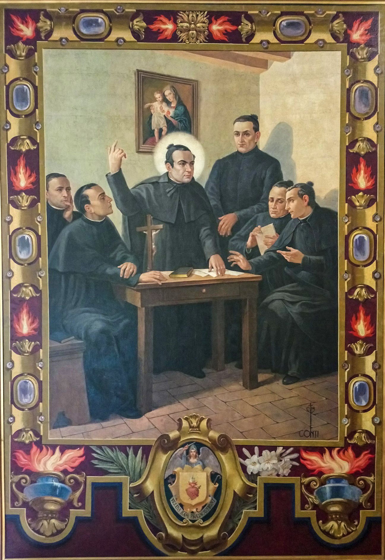 La Fundación de la Congregación en los ojos de Clotet 9 Cuadro Della Fundazione Roma