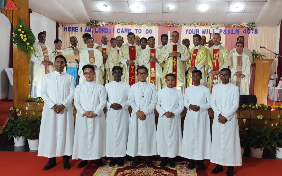 Professions and Renewals Mark a Grace-Filled Day at St. Claret Seminary